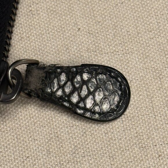 *Ultra Rare* Bottega Veneta Python & Intrecciato Nappa Leather Zip Around Wallet - Picture 6 of 16